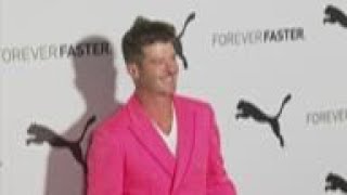 Robin Thicke, Dixie D'Amelio, Kenny 'Babyface' Edmonds, Lauren London, Clyde Frasier attend Puma fas