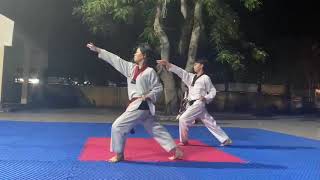 BÀI QUYỀN SỐ 9 TAEKWONDO (KORYO POOMSAE) ĐÔI NAM NỮ NGỌC GIANG&KHÁNH DUY | Loji Official