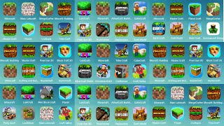 Pixel Gun 3D, Minecraft, Lokicraft, MergeCrafter, Craft Valley, Cube Craft, Main Lokicraft, Planet