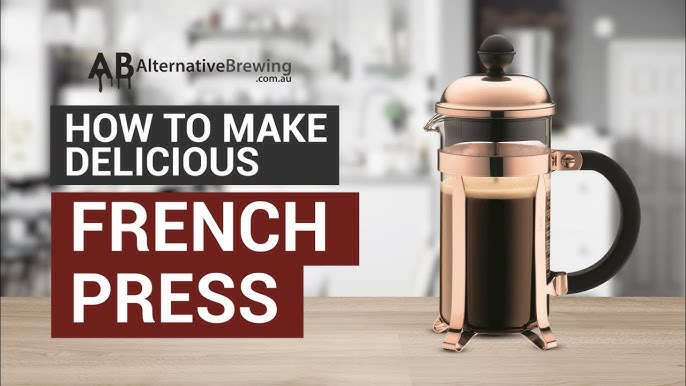 How to Use a French Press Coffee Maker - Step-by-Step Instructions