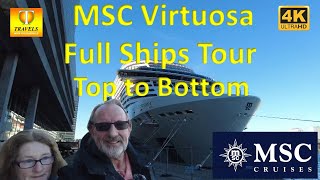 MSC Virtuosa Full Ship Tour From Top to Bottom