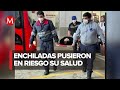 En Huejutla, Hidalgo 17 personas resultaron intoxicadas trans consumir enchiladas