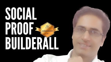 Social Proof  with Builderall -  How to Create Social Proof in your Website Using Builderall