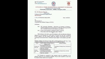 JNTU. Constitution of india is substitute subject| for Btech students of ts-jntu 2021 #jntu