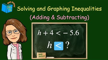 Solving and Graphing Inequalities Using Addition or Subtraction |  7.EE.B.4