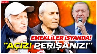 Emekliler Isyanda Mültecilerden Kötü Duruma Düştük Açız Perişanız - Sokak Röportajları