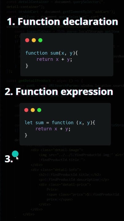 Các loại function trong Javascript #technewlife #programming #function ...