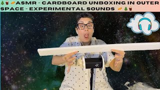 📦 🪐 ASMR Cardboard Unboxing in Outer Space ~ Upbeat Experimental Sounds, Storytelling Cancer Journey