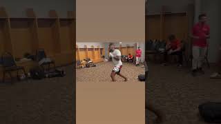 Top Ranked Heavyweight Warming Up Before Fight