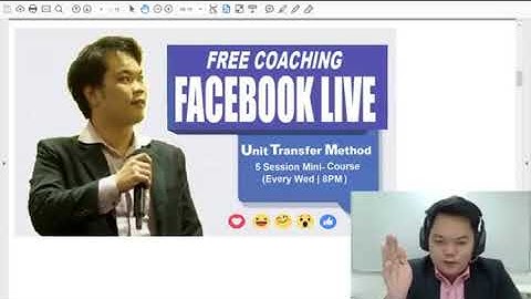 Facebook Live 2018 #1 - Unit Transfer Method, Pre-requisites + Single Unchanged Quantities