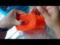 Monedero Tejido a Crochet en Medio Punto Doble