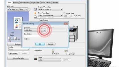 Print to e-Filing Box