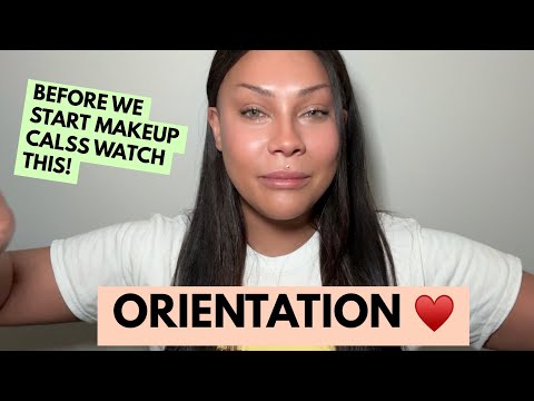 MAKEUP CLASSES ARE STARTING - HERES ORIENTATION | SONJDRADELUXE