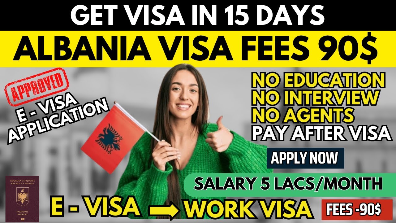 Let's go to Albania only 15 days! No Appointment No Interview