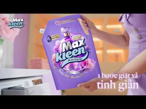 1 BƯỚC GIẶT XẢ, 7 NGÀY SẠCH THƠM MỀM CÙNG MAXKLEEN HƯƠNG NƯỚC HOA CAO CẤP