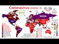 100 Million Coronavirus Cases Worldwide (Map Timelapse since January 2020)