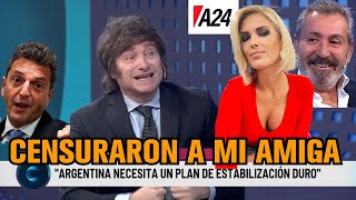 Milei Defendió A Viviana Canosa De La Censura De A24 - Javier Milei Con Luis Majul 7/8/2022