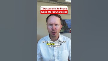 🇺🇸 Citizenship Tips: 7 Documents to Prove Good Moral Character