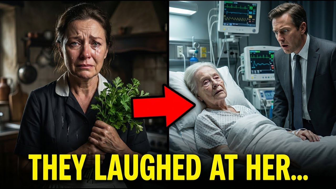 “Everyone Ignored the Maid — Until Her Secret Herb Saved a Billionaire’s Mother”