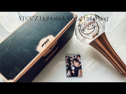 Ateez Lightstick Ver. 2 Unboxing Decorating It!