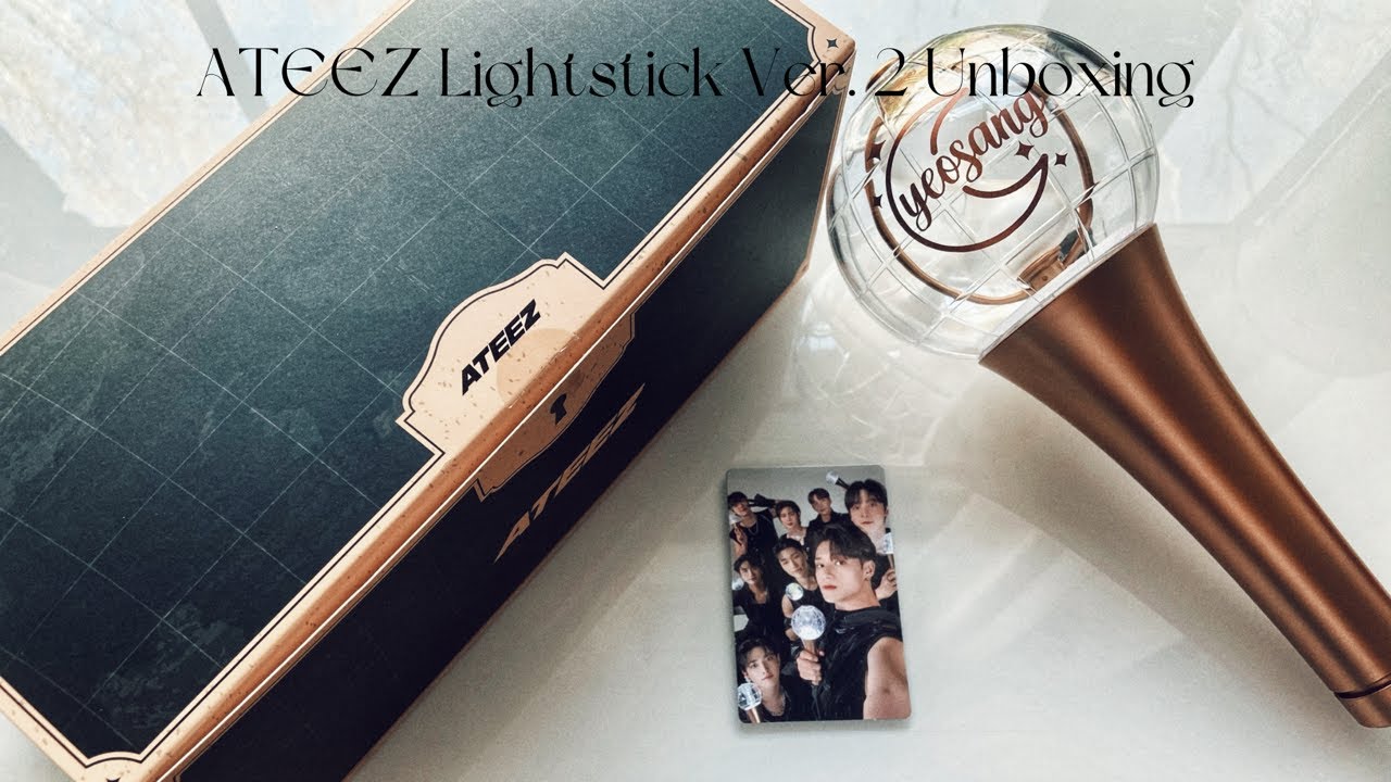 ATEEZ 에이티즈 Lightstick Ver. 2 Unboxing + Decorating It! ⭒ YouTube