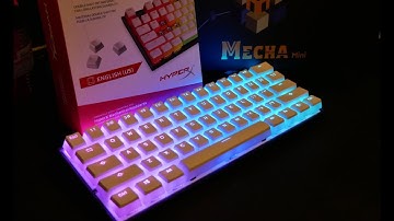 HyperX White Pudding Keycaps & NEW Ducky Mecha Mini! || Unboxing / Review / Install / Sound