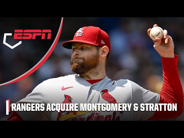 Rangers acquire Montgomery and Stratton from Cardinals