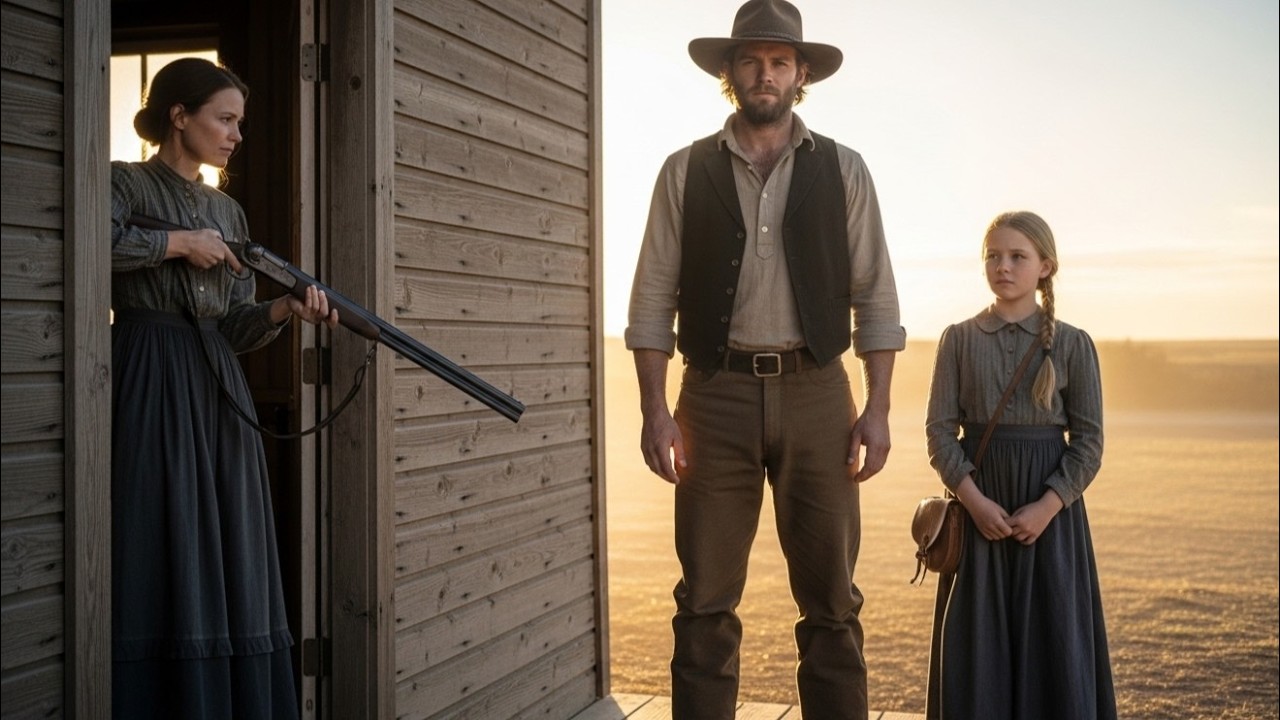 Zapukał do drzwi wdowy„Powiedziano mi,że potrzebujesz ranczera”Nie spodziewała się zobaczyć jego cór