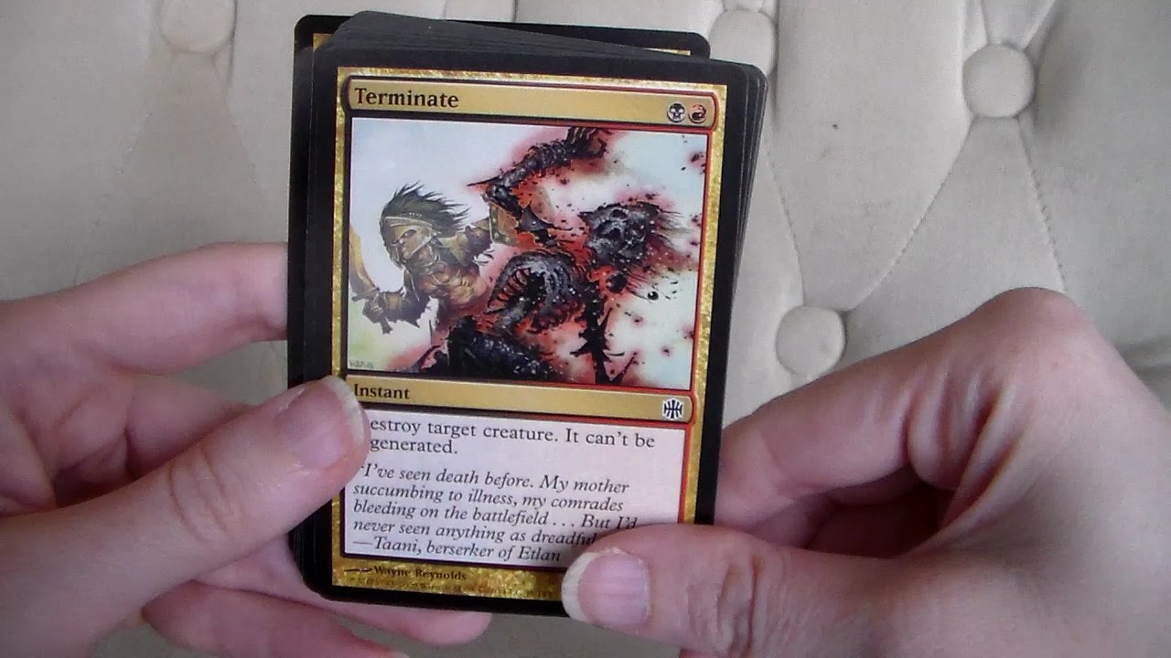 Peeking Into an Alara Reborn Booster Pack - Magic the Gathering