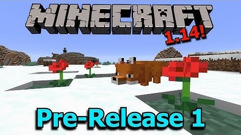 Minecraft 1.14 Pre-Release 1: Sound Info, Bug Fixes
