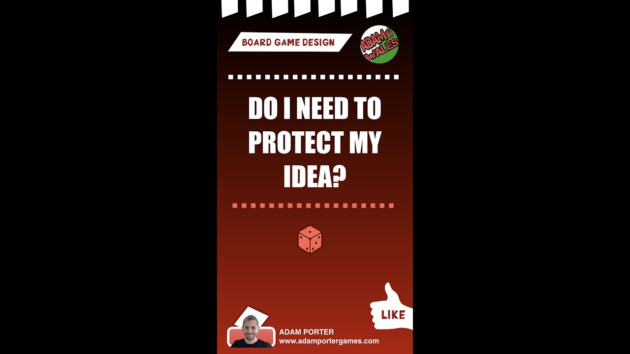 Do I need to protect my board game idea? 