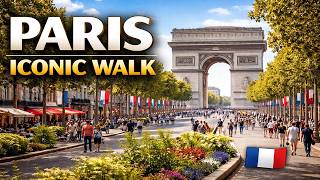 Walking Champs-Élysées to Arc de Triomphe 🇫🇷 | Paris 4K Tour
