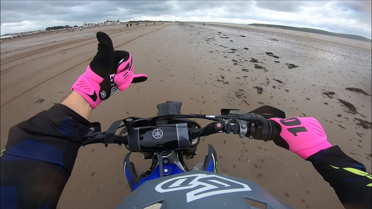Weston beach race 2023 start GoPro carnage top 100