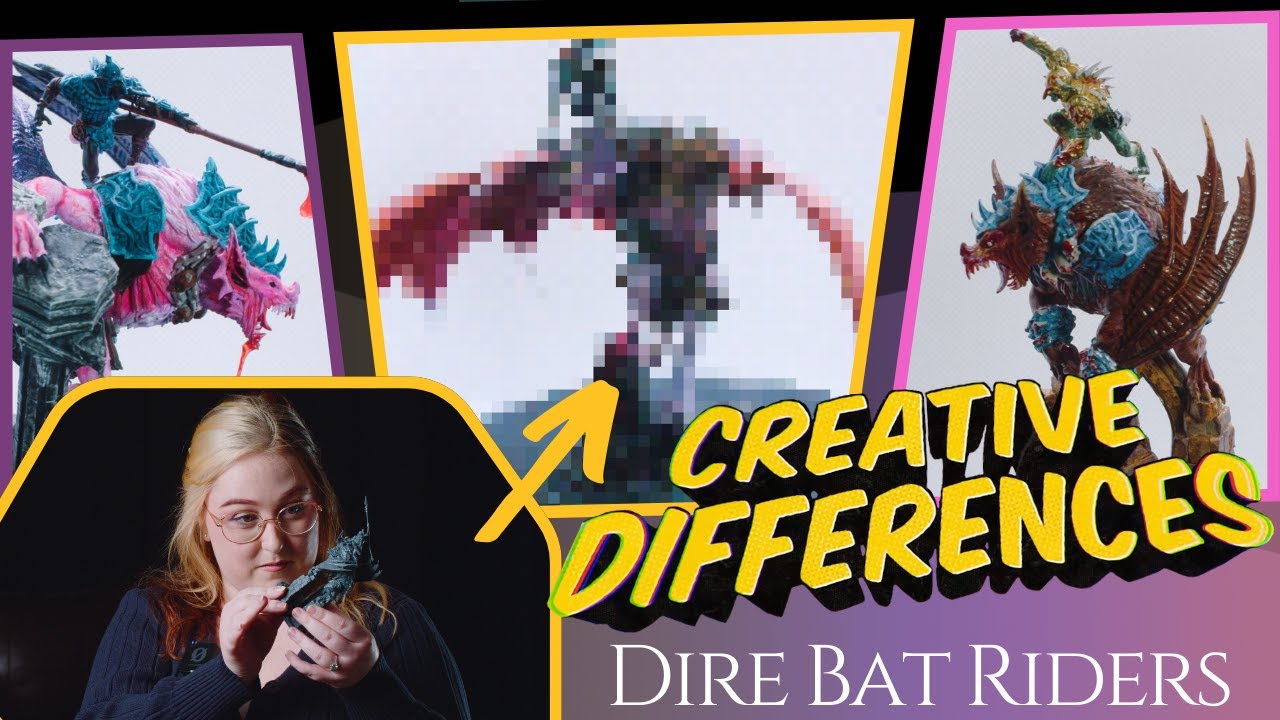 Dire Bat Riders UNLEASHED! | Three Artists One Miniature - YouTube