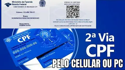 Como fazer para tirar a segunda via do CPF?