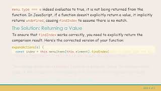 Understanding the FindIndex Method: Why Does It Return -1 Even When a Match is Found?