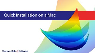 Installing Thermo-Calc on a Mac