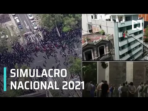 Simulacro Nacional 21 de julio de 2021 en México