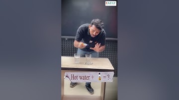 Hot and Cold water Science experiment with fevicol #experiment #science
