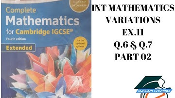 CIE IGCSE MATHS VARIATION|IGCSE MATH 0580 INVERSE PROPORTION