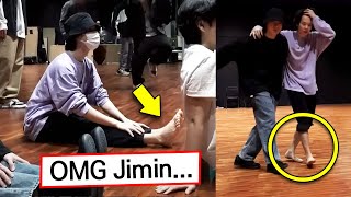 Shocking Reason why BTS Jimin Can&#39;t Wear Shoes in the Training Room