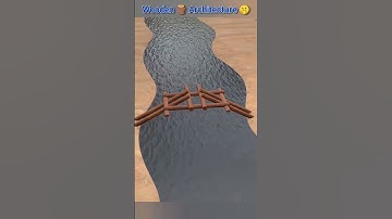 How ancient engineers built unbreakable wooden bridges. #facts #engineering #learning #shorts #learn