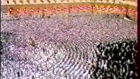 وسط سورة الطور من صلاة التراويح بالحرم المكي 1407هـ ali jaber altoor17 34 1407