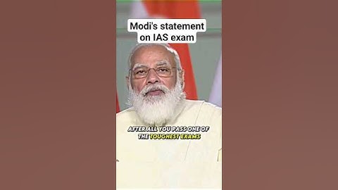 मोदी जी ने IAS exam को सबसे tough Exam बताया | UPSC | Narendra Modi | IAS IPS | CSE