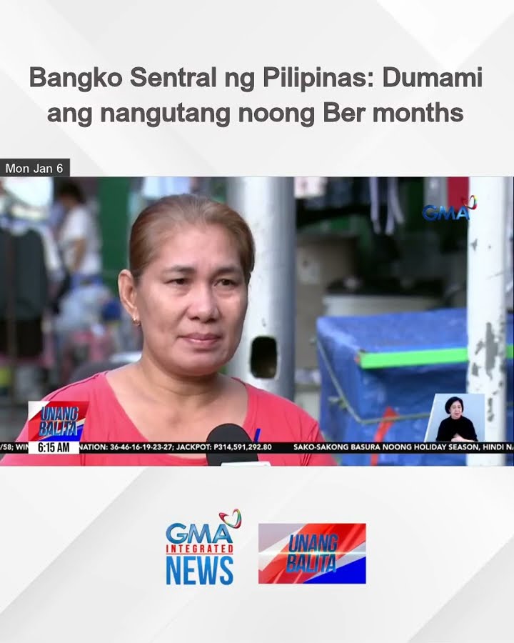 Bangko Sentral ng Pilipinas – Dumami ang nangutang noong Ber months | Unang Balita