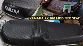 YAMAHA RX 100 MODIFIED SEAT | YAMAHA RX MODIFY SEAT @pawarseatcovers