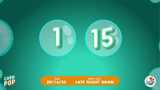 Cash Pop Late Night 09-16-23