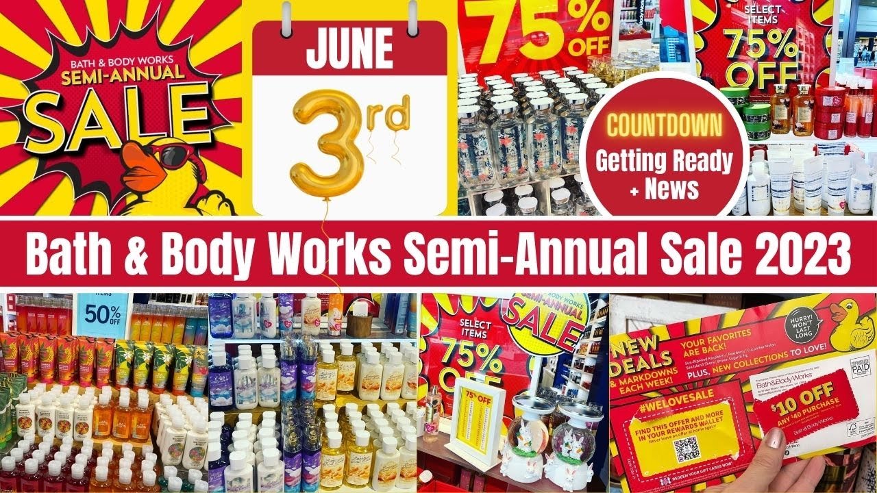 Bath & Body Works Semi-Annual Sale SAS 2023 Starts June 3rd