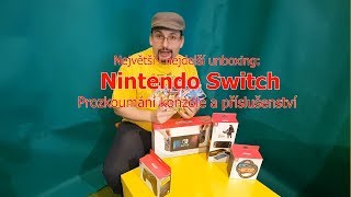 The Biggest and Longest Unboxing: Nintendo Switch | Inspect console and accessories | CZ 1440p