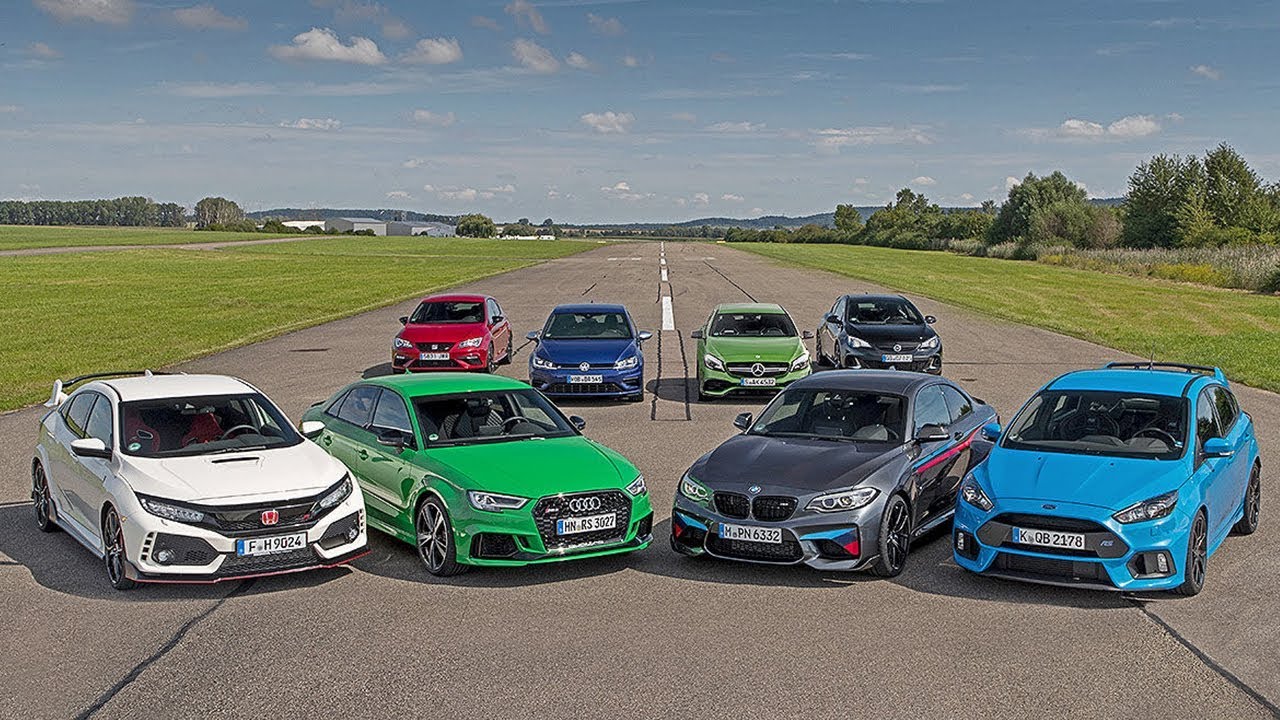 Civic Type R Vs RS3 Vs Leon Cupra 300 Vs Golf R Vs AMG A45 Vs M2 Vs civic-type-r-vs-rs3-vs-leon-cupra-300-vs-golf-r-vs-amg-a45-vs-m2-vs